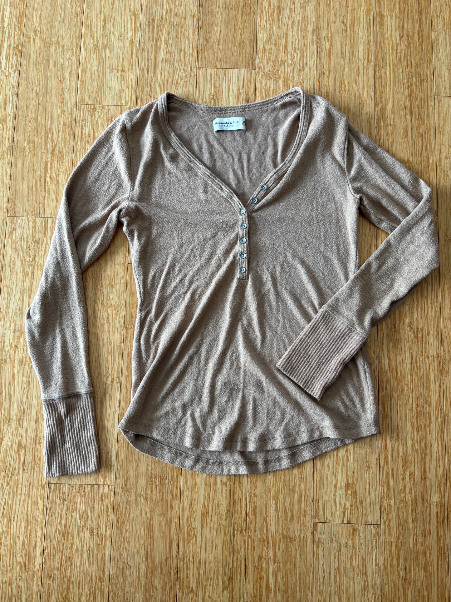 Women's Abercrombie + Fitch Long Sleeve Shirt - Size M