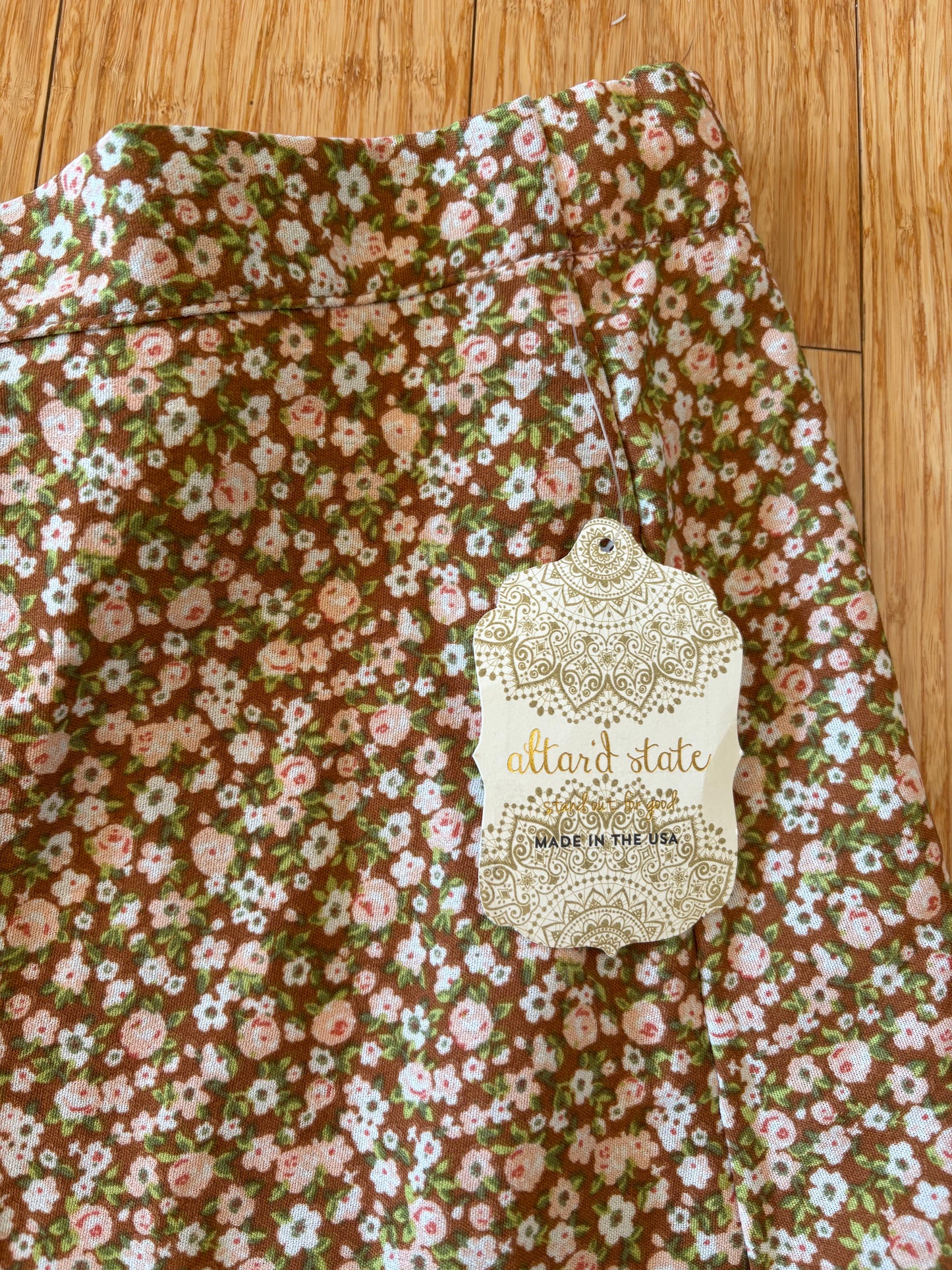 Women's Altard State Floral Tiered Skirt - NWT - Size L