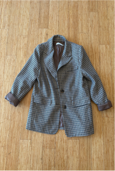 Women's ASTR Oversized Herringbone Blazer - Worn Once - Size M