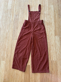 Women's Cider Corduroy Cropped Overalls - NWT - Size XL