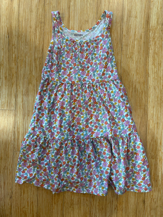 Girl's Old Navy Floral Dress - Size M/8