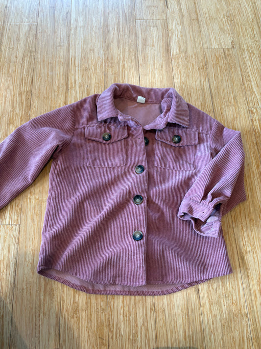 Girl's Corduroy Shacket - Size 6