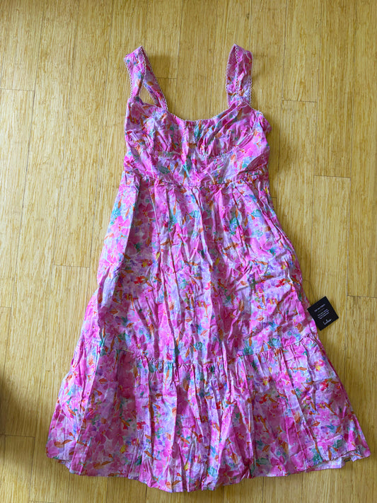 Women's Lulu's Pink Floral Dress - NWT - Size XL