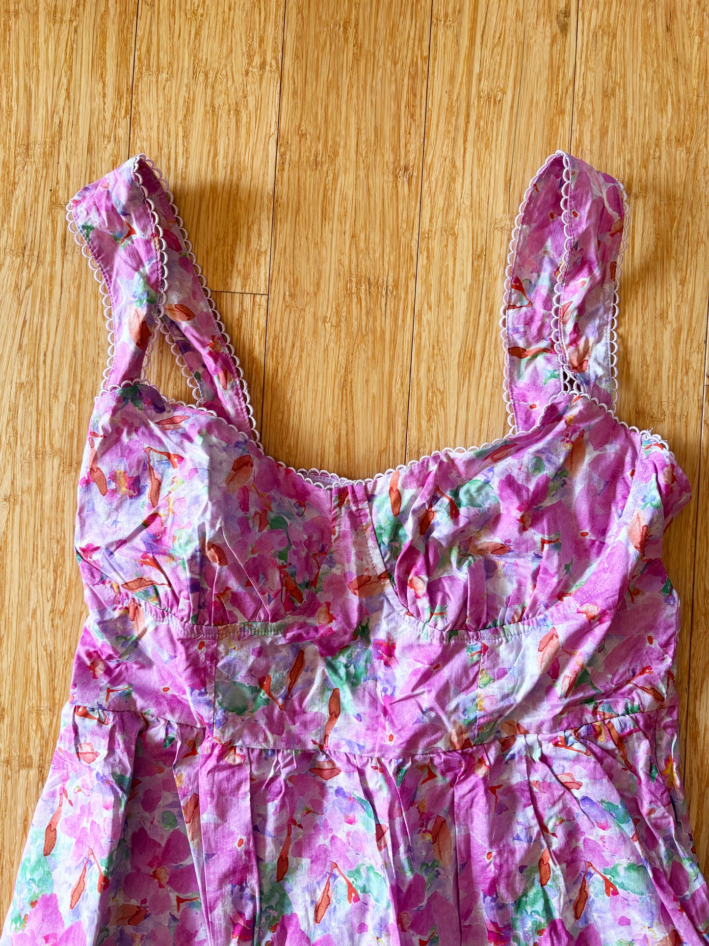 Women's Lulu's Pink Floral Dress - NWT - Size XL