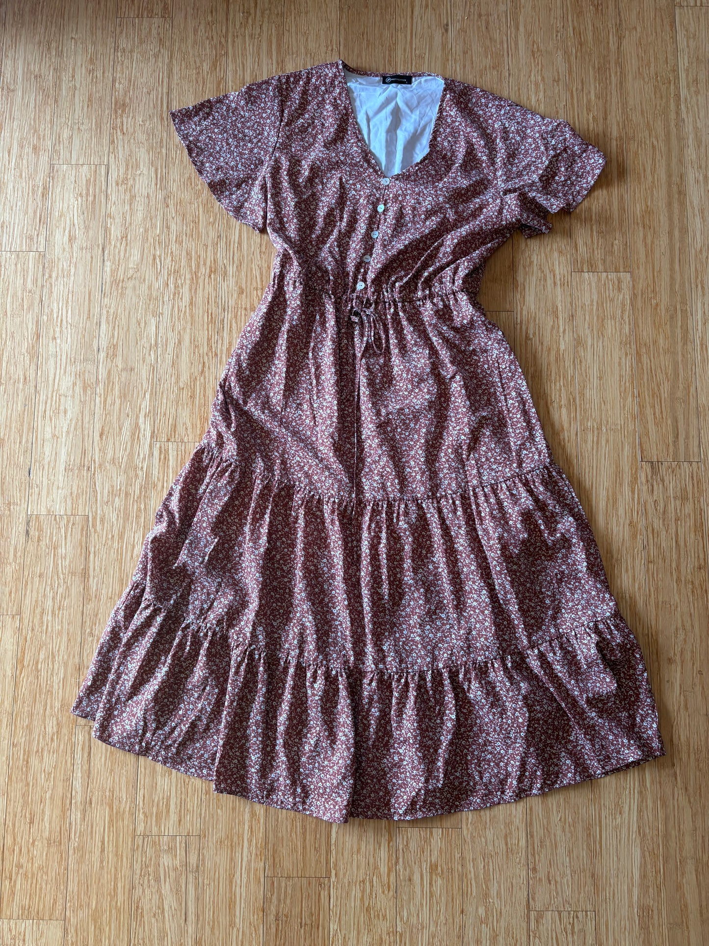 Women's Floral Dress - Size L