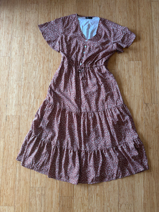 Women's Floral Dress - Size L