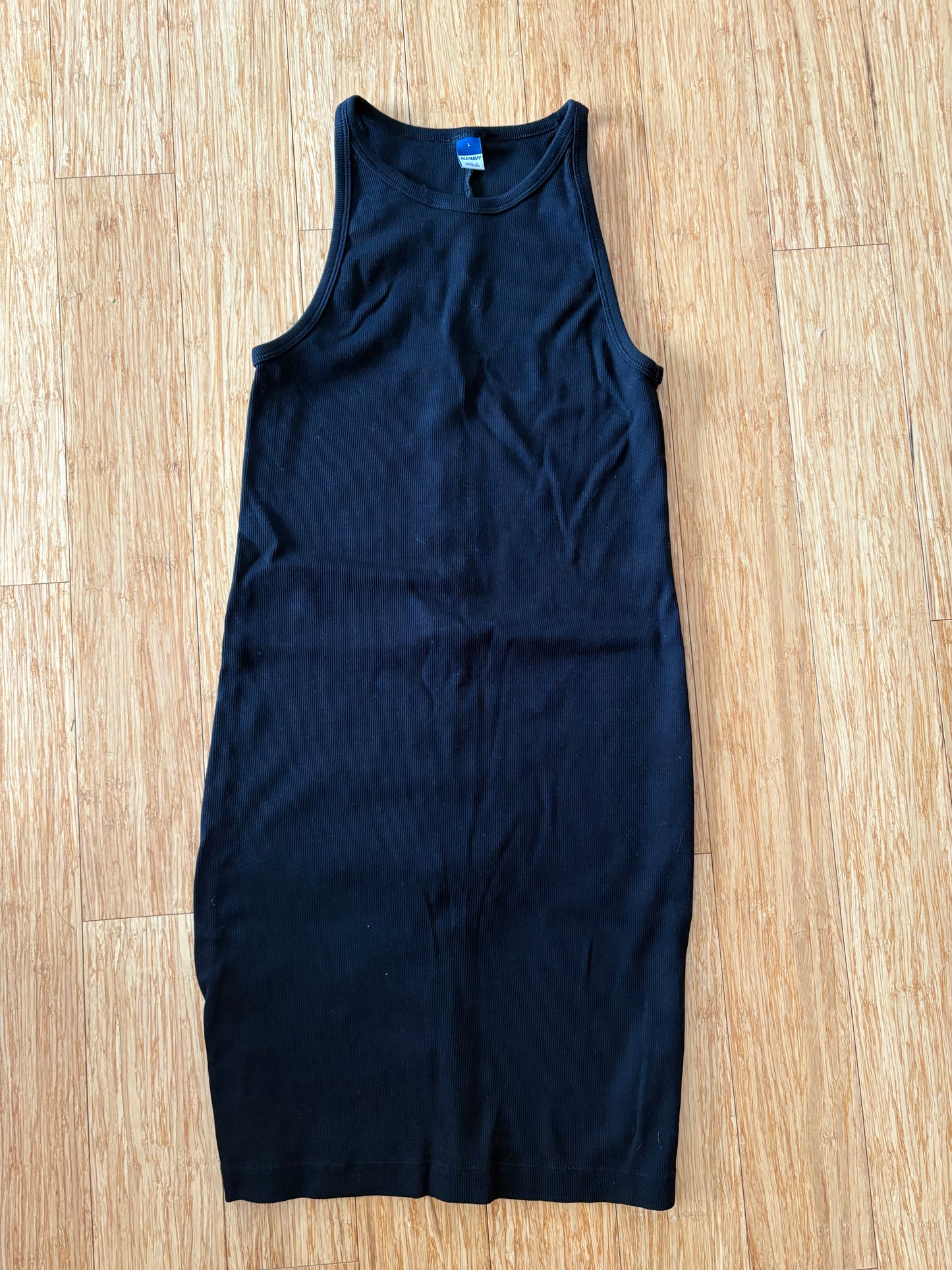 Women's Old Navy Ribbed Fitted Midi Dress - Size L