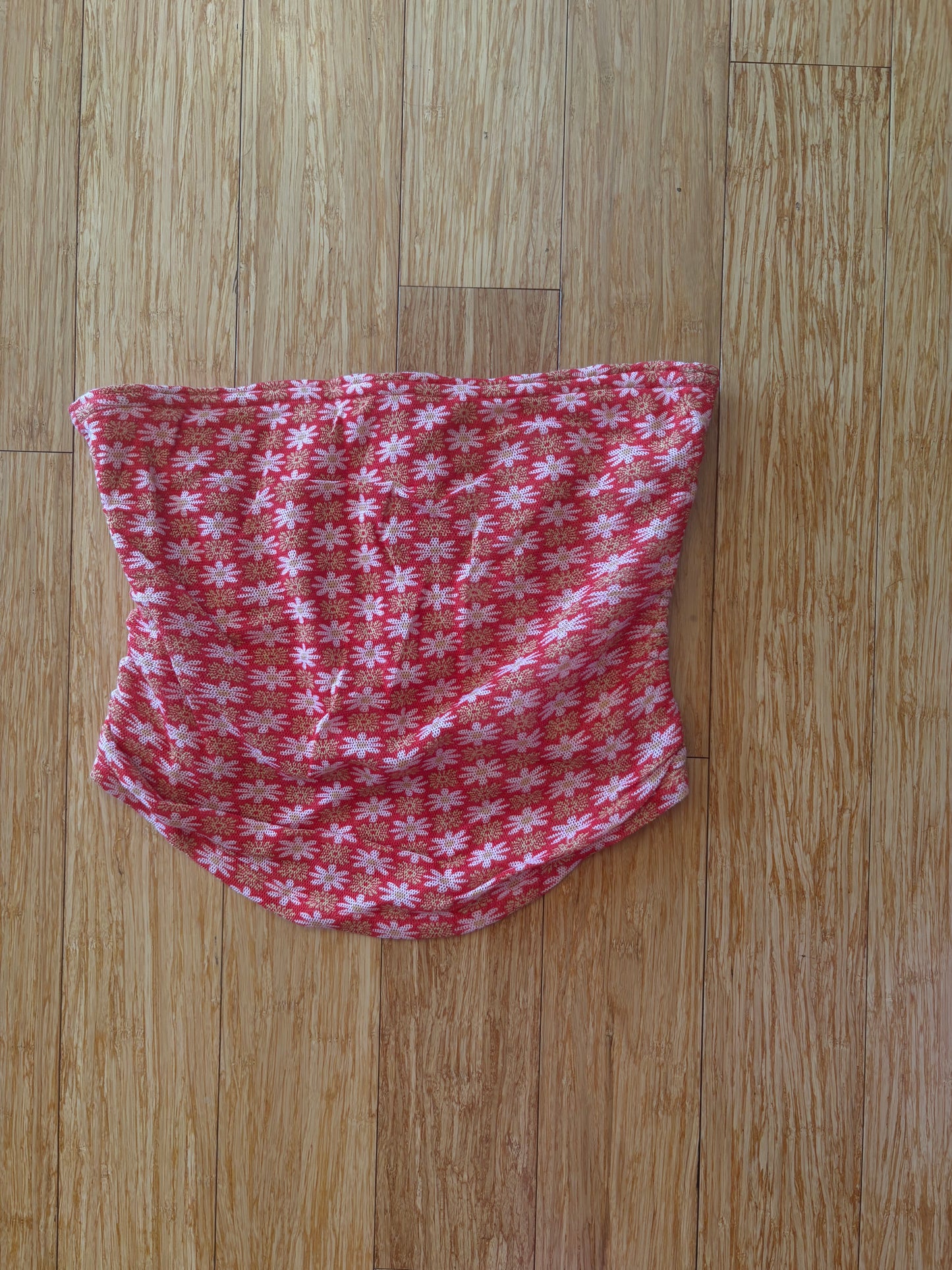Women's Free People Floral Tube Top - NWOT - Size XL