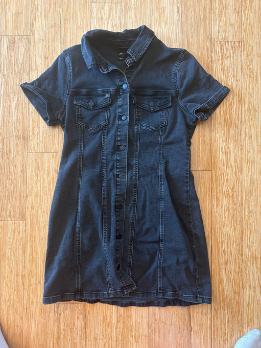 Women's ASOS Denim Button Down Dress - Size 10