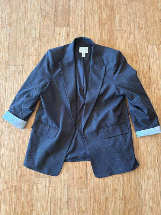 Women's H&M Oversized Herringbone Blazer - Worn Once - Size L