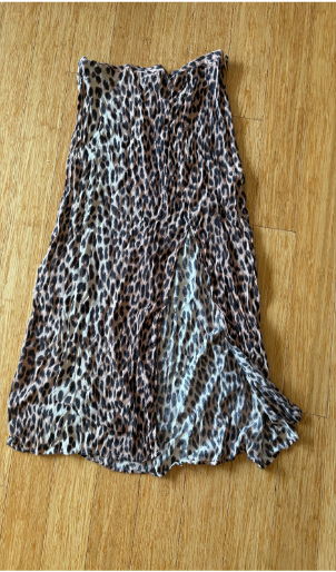 Women's H&M Leopard Print Skirt - Size 12