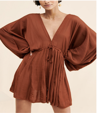 Women's Free People Arzel Mini Dress - NWT - Size S (Oversized)