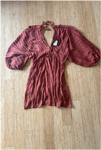 Women's Free People Arzel Mini Dress - NWT - Size S (Oversized)